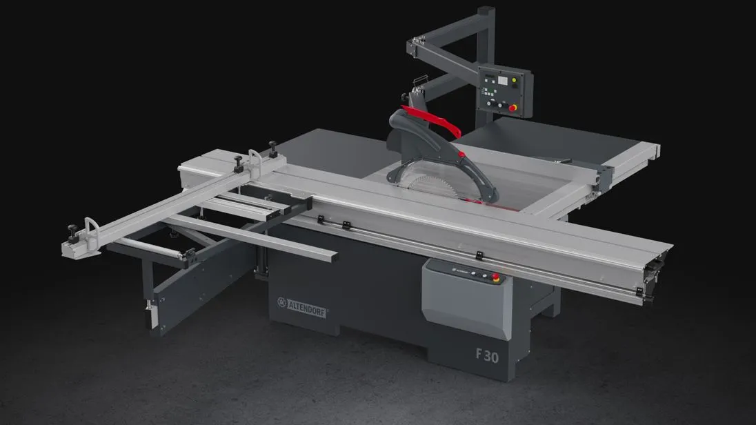 Erstmals wird die neue Altendorf F 30 Formatkreissäge auf der Holz-Handwerk live vorgestellt.